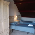 Attic bedroom at Casa Azul